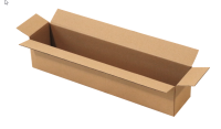 FEFCO 0201; 610 x 136 x 142mm; 1-wellig