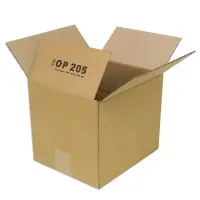 FEFCO 0201; 240 x 200 x 200mm; 1-wellig